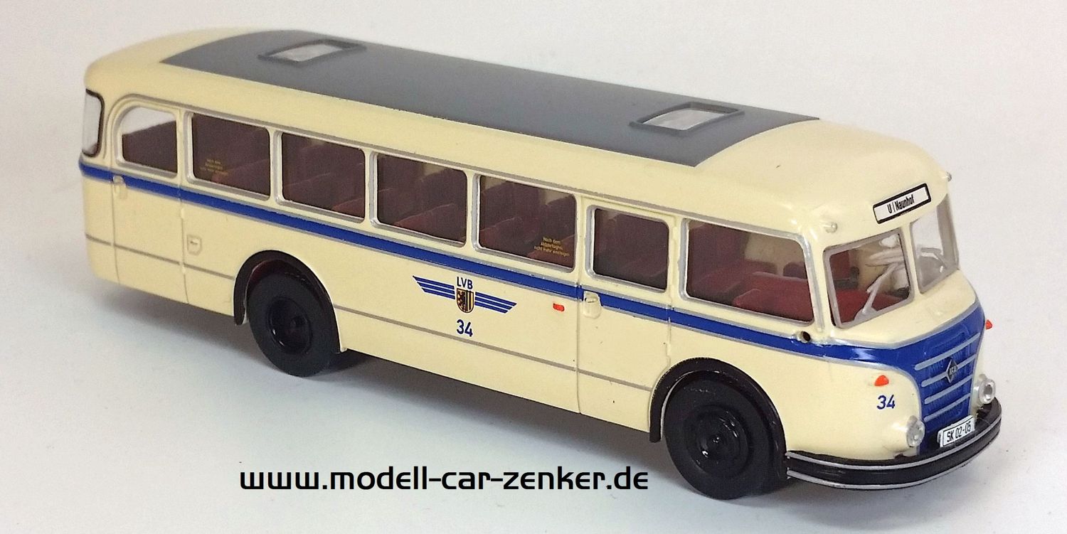 Brekina 03-302 - IFA H 6 B Reko-Heck LVB Leipzig Wagen 34