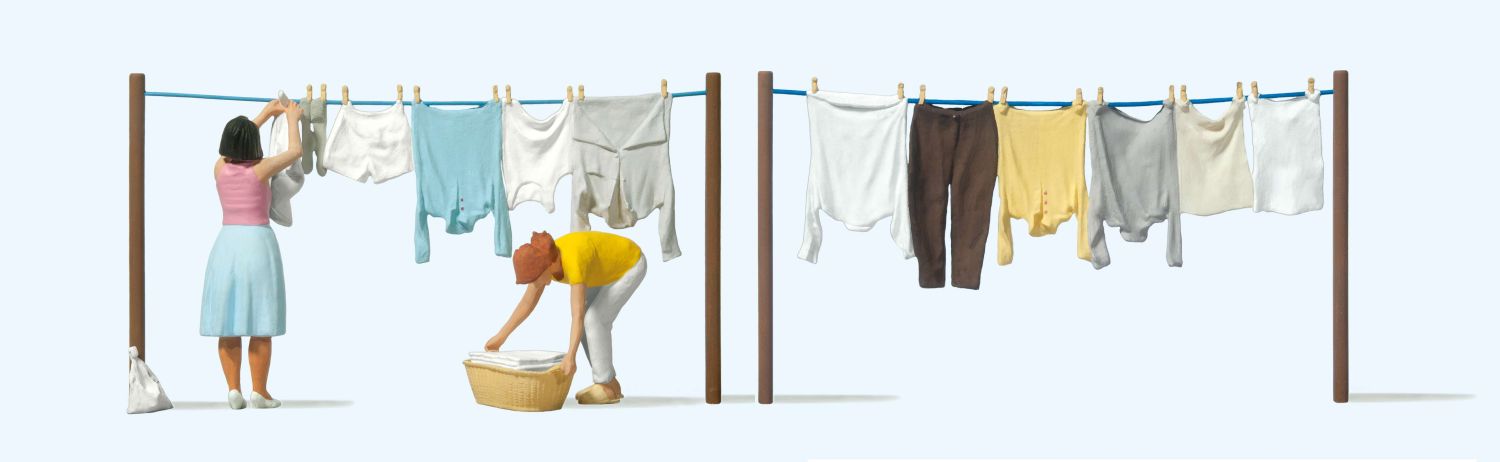 Preiser 44936 - Frauen beim Wäscheaufhängen