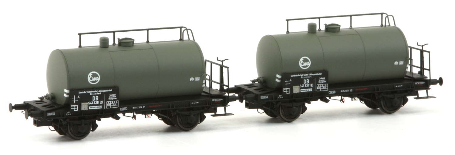 Exact-Train EX20511 - 2er Set Kesselwagen Uerdingen, DB, Ep.III 'EVA'