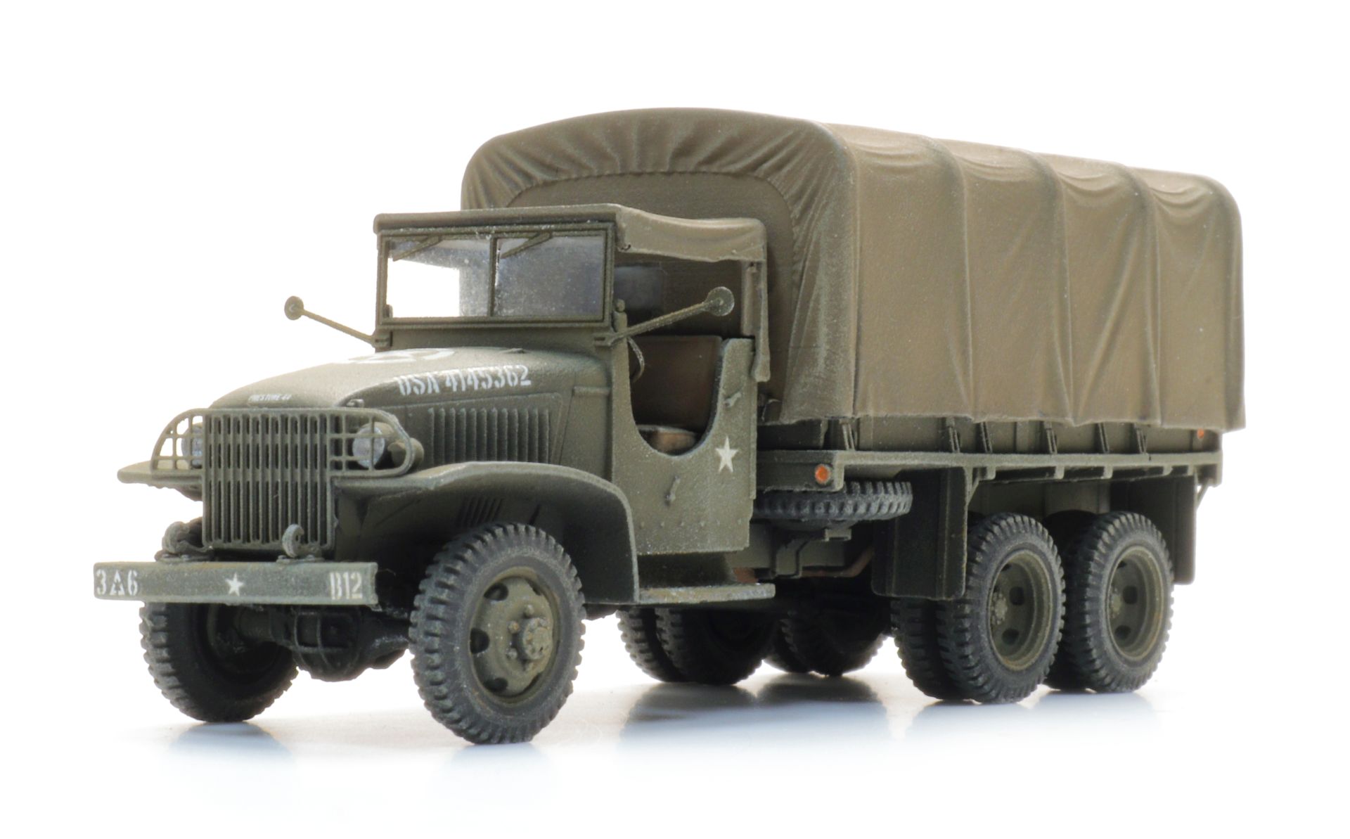 Artitec 1870214 - US GMC CCKW-353 US Army mit Plane, Bausatz