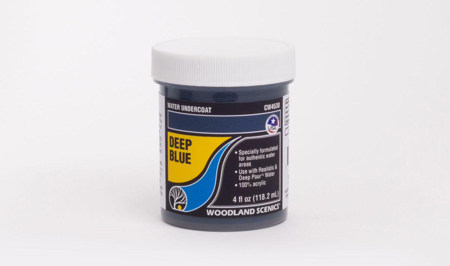 Woodland WCW4530 - Wassergrundfarbe tiefblau, 118ml