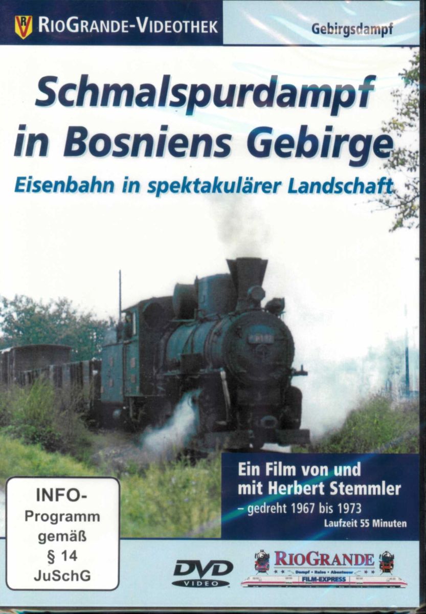 VGB 3013 - DVD - Schmalspurdampf in Bosniens Gebirge