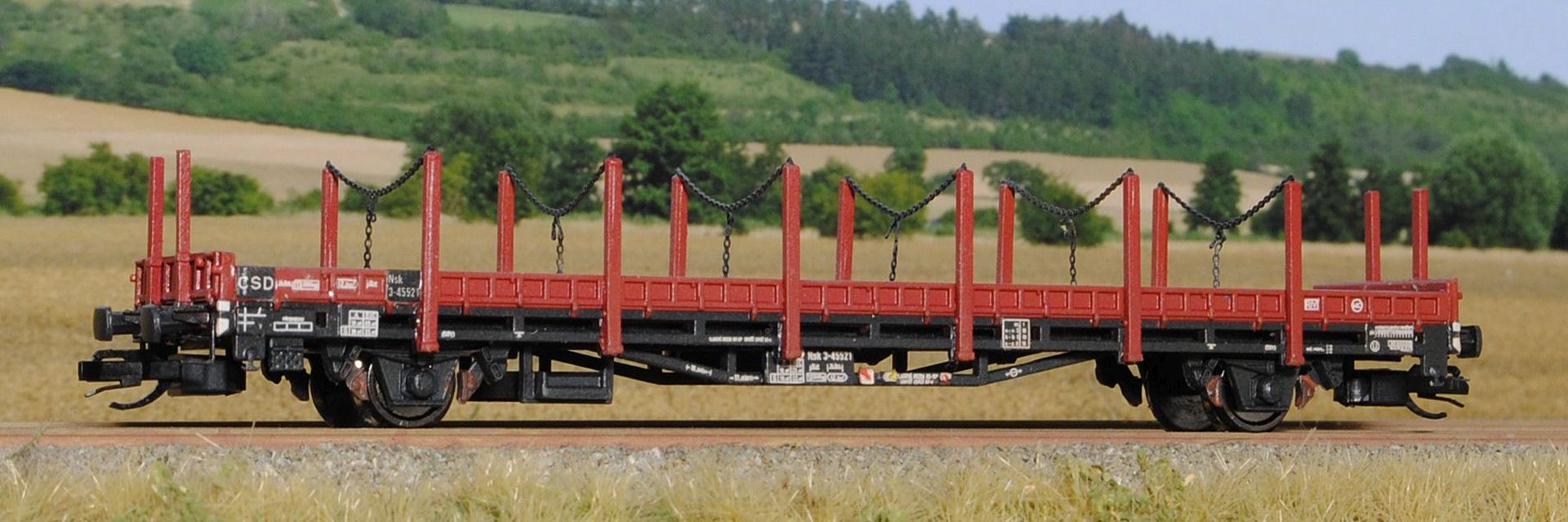 sdv-model 12153 - Rungenwagen Nsk 10, CSD, Ep.III, Bausatz sdv-model 12153 - Rungenwagen Nsk 10, CSD, Ep.III, Bausatz