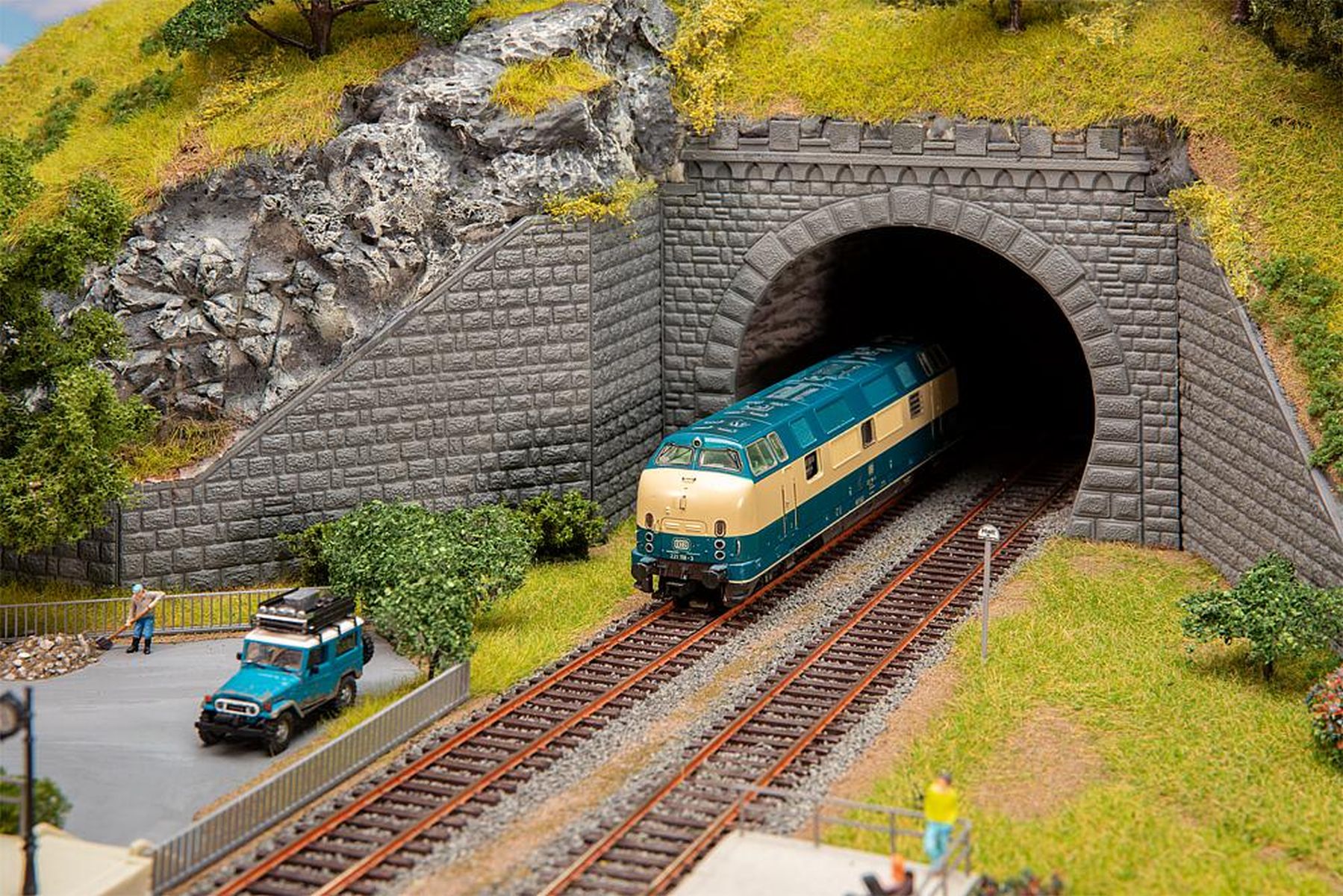 Faller 120578 - Tunnelportal, 2-gleisig