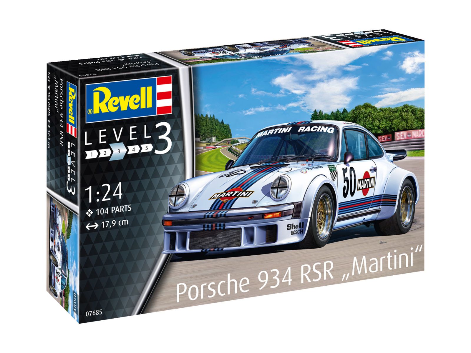 Revell 07685 - Porsche 934 RSR "Martini" Revell 07685 - Porsche 934 RSR "Martini"