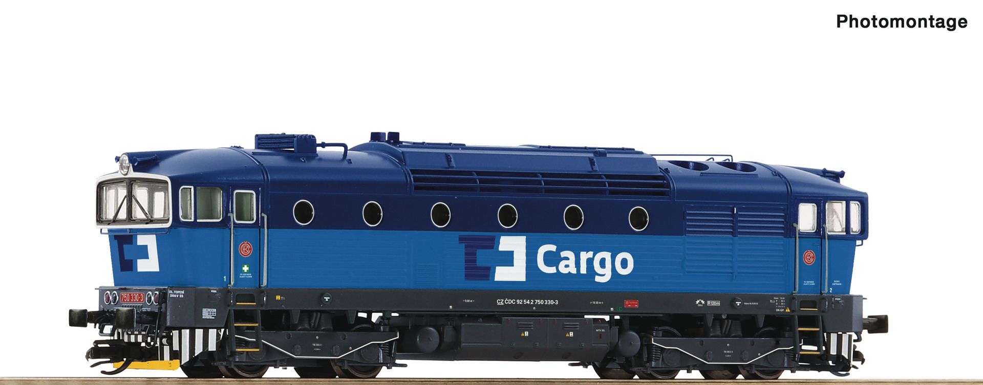 Roco 7380006 - Diesellok 750 330-3, CD-Cargo, Ep.VI