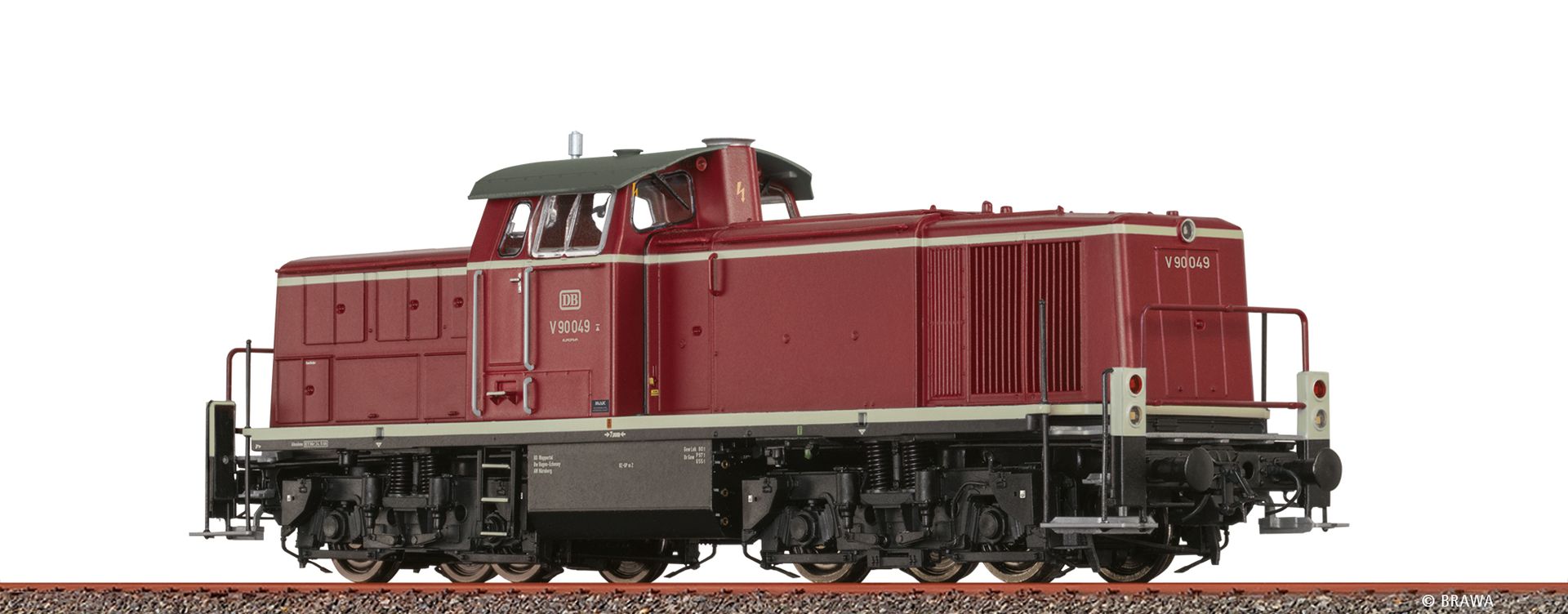 Brawa 41588 - Diesellok V90 049, DB, Ep.III, DC-Sound-Extra