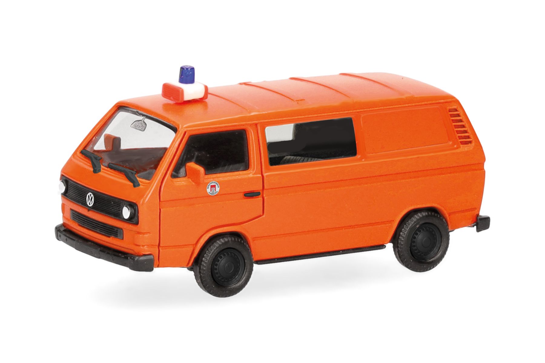 Herpa 098281 - Volkswagen (VW) T3 Bus "Feuerwehr Hamburg"