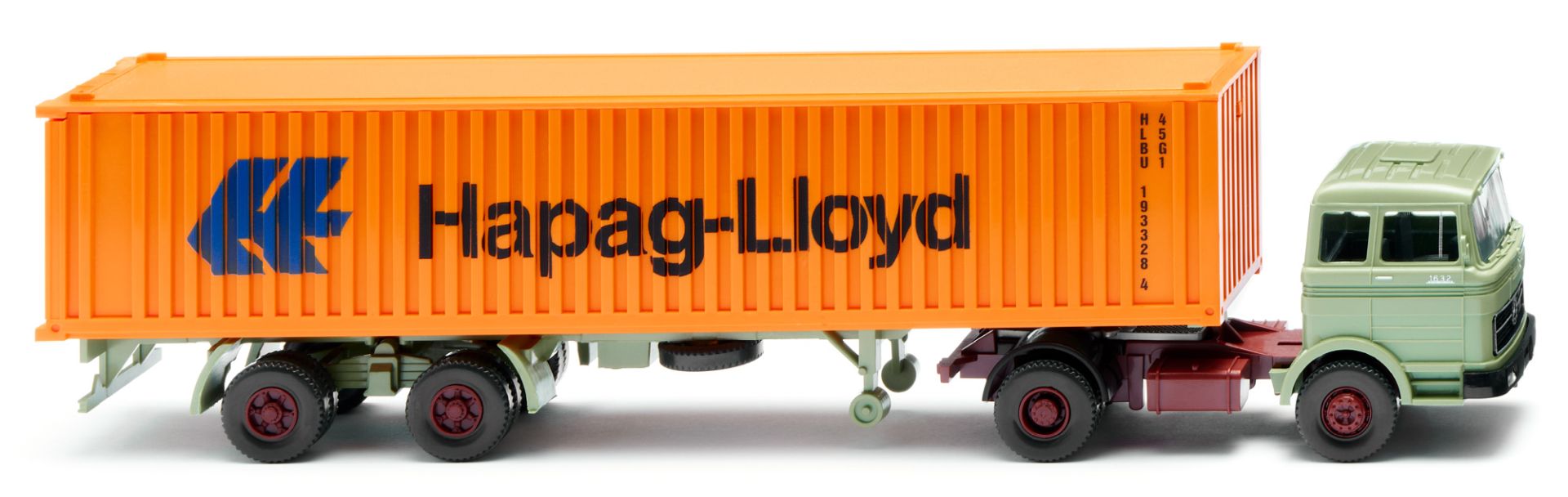 Wiking 052305 - Containersattelzug (MB) "Hapag-Lloyd"