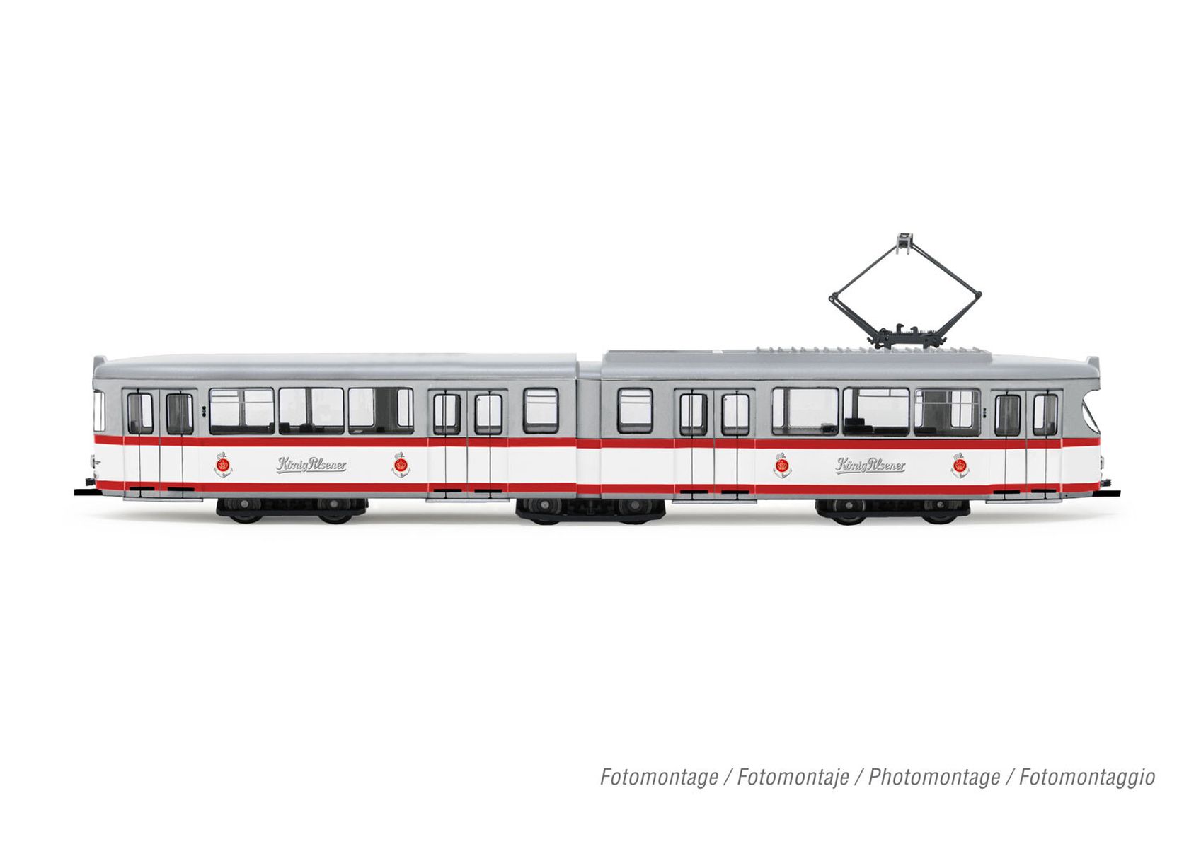 Arnold HN2604 - Straßenbahn DUEWAG GT 6 Essen, Ep.IV-V 'König Pilsener'