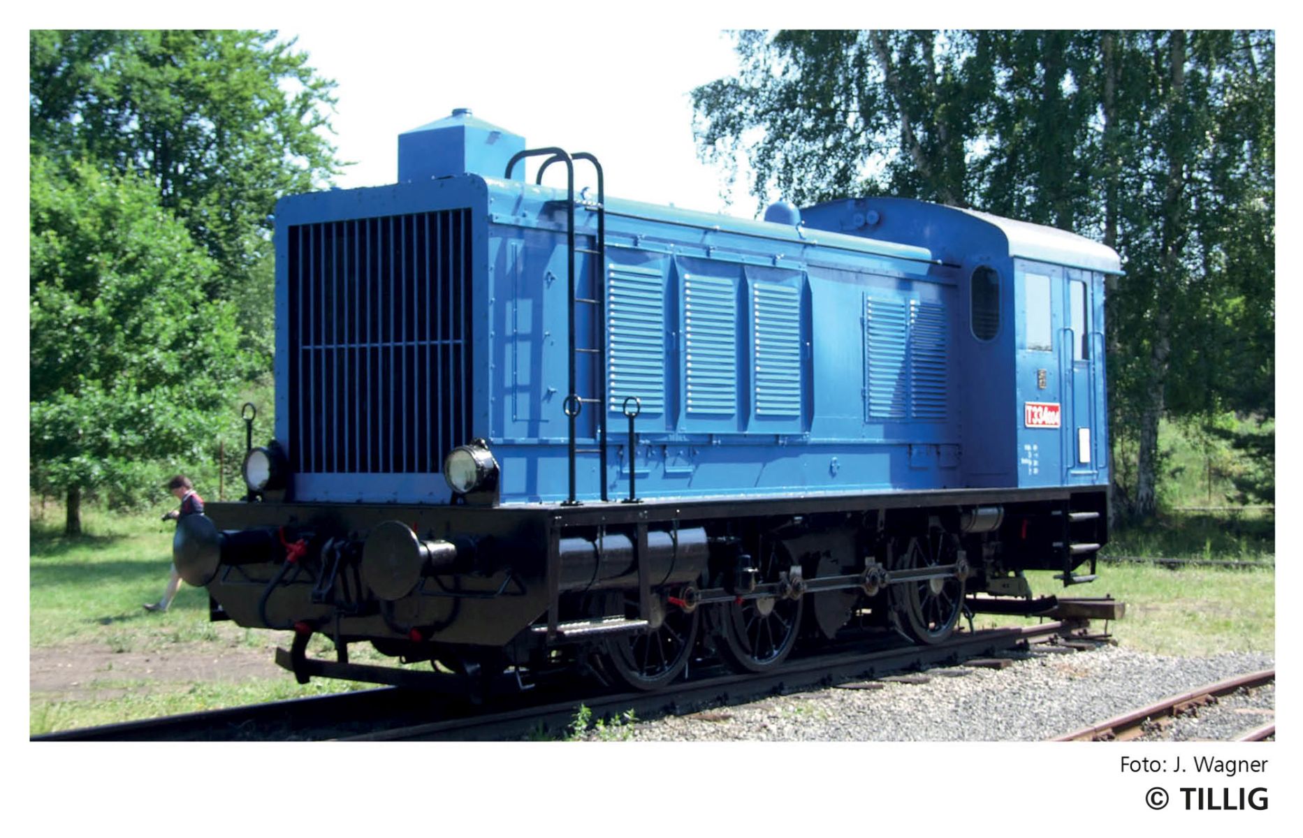 Tillig 04648 - Diesellok T 334.004, Museumslok des Eisenbahnmuseums Luznß, Ep.VI