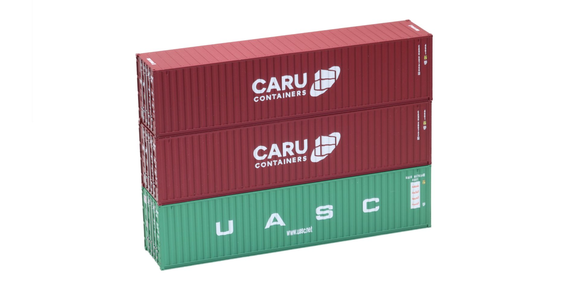 igra 98010086 - 3er Set Container 40' 'Caru + UASC'