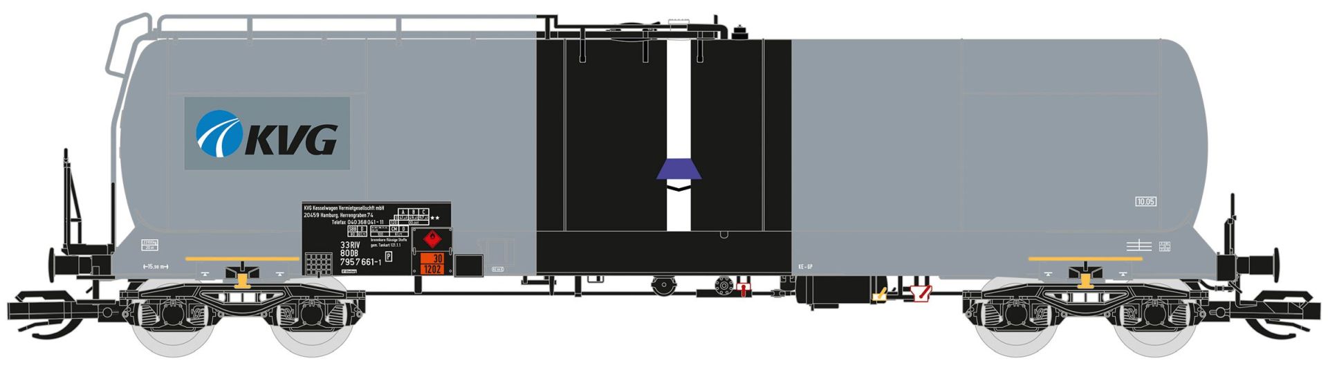 Saxonia 120213 - Kesselwagen Zas, 8109, KVG, Ep.V