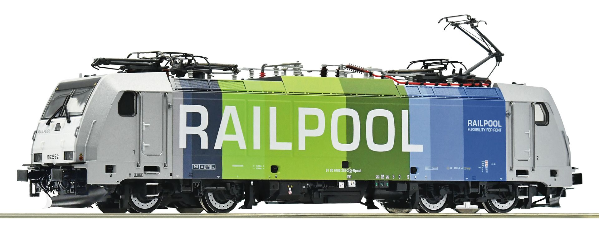 Roco 7520011 - E-Lok 186 295-2, RAILPOOL, Ep.VI, AC-Sound