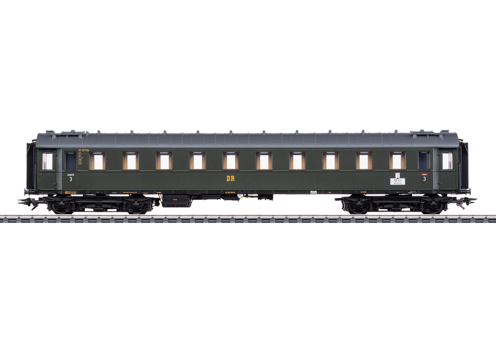 Märklin 42522 - Personenwagen Ba 1928-30 'Hecht', DR, Ep.III