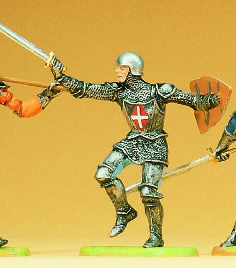 Preiser 52007 - Ritter, angreifend, mit Schwert