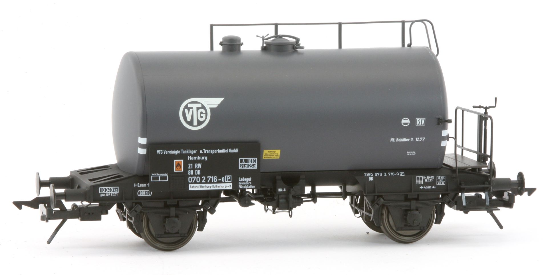 Lenz 42310-04 - Kesselwagen, DB, Ep.IV, 'VTG' altes Logo, 21 80 070 2 716-0