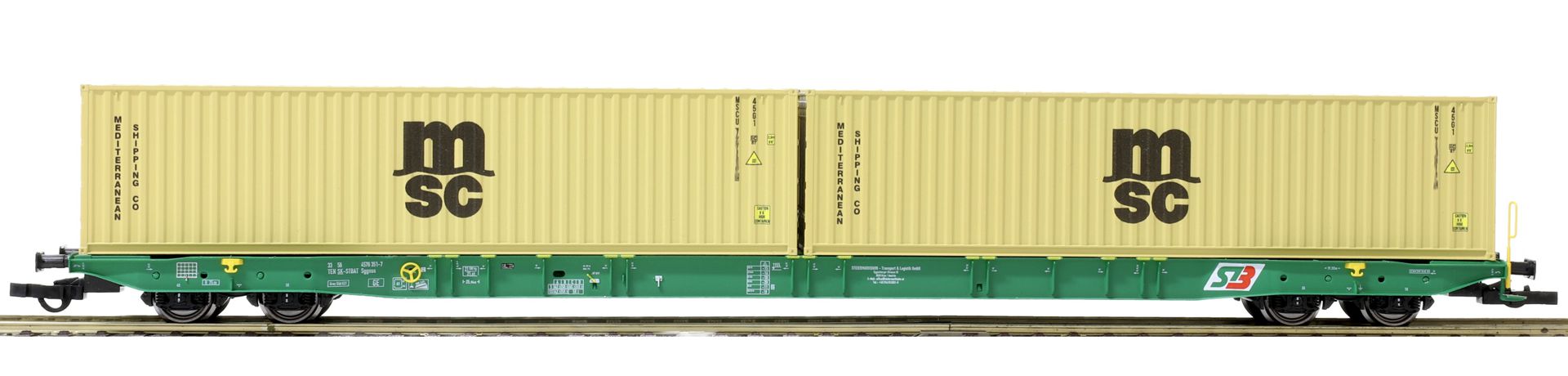 igra 96010024 - Containerwagen Sggnss, StB, Ep.VI 'msc'
