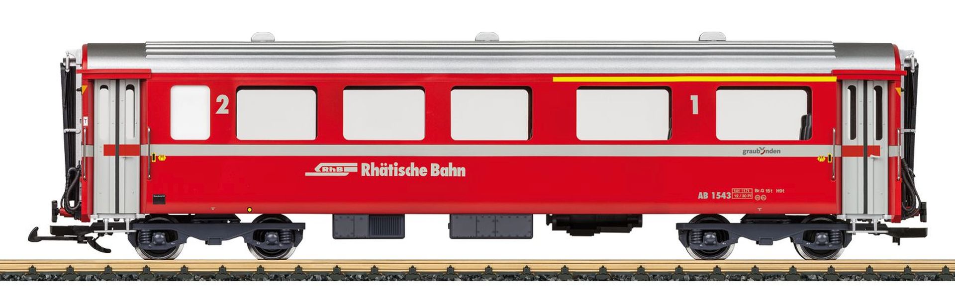 LGB 31679 - Personenwagen 1./2.Klasse, RhB, Ep.VI