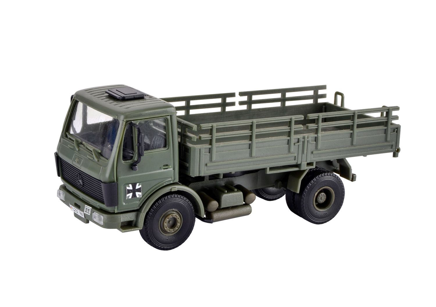 Kibri 18051 - Bundeswehr LKW MB 1017/1017A Pritschenwagen, 2 Stück