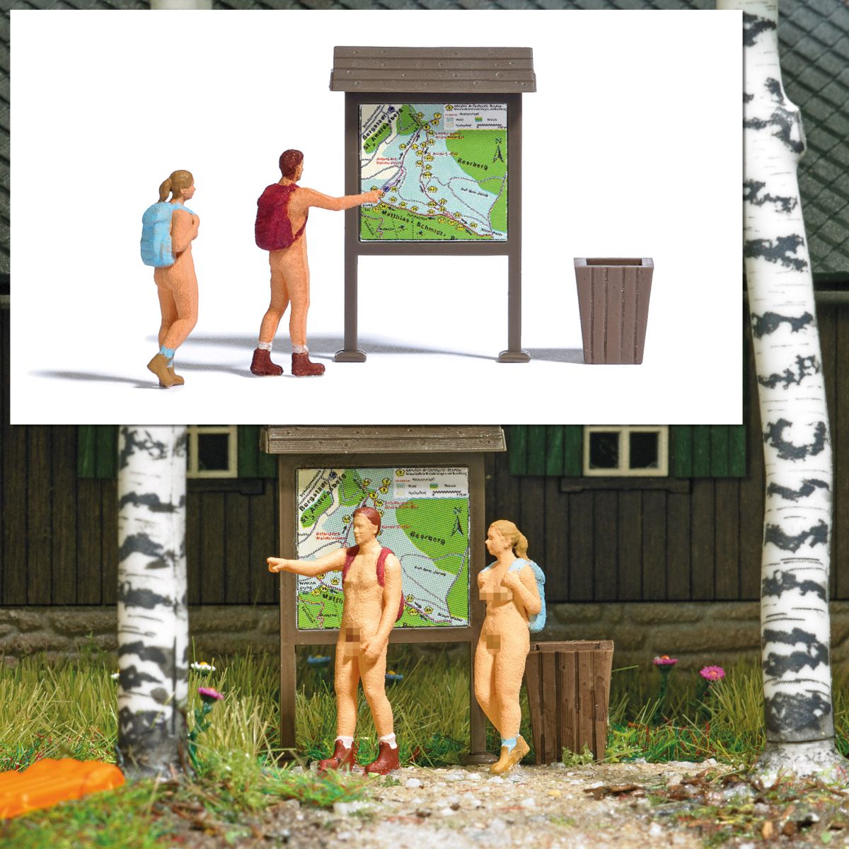Busch 7947 - Action-Set: Nacktwandern Busch 7947 - Action-Set: Nacktwandern