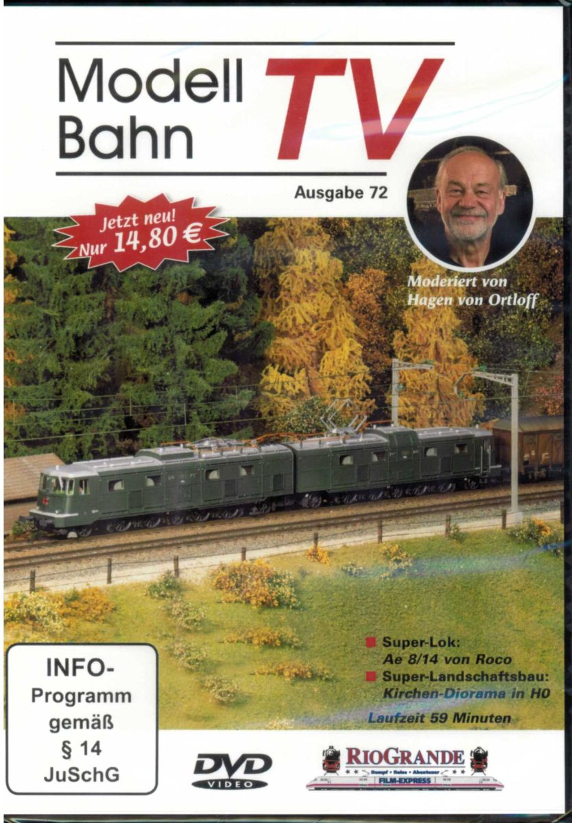 VGB 7572 - DVD - Modellbahn TV - Ausgabe 72