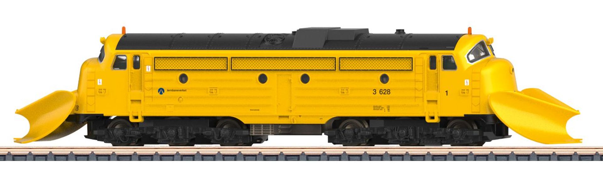 Märklin 88362 - Diesellok Di3 628 mit Schneeräumer, NSB, Ep.V
