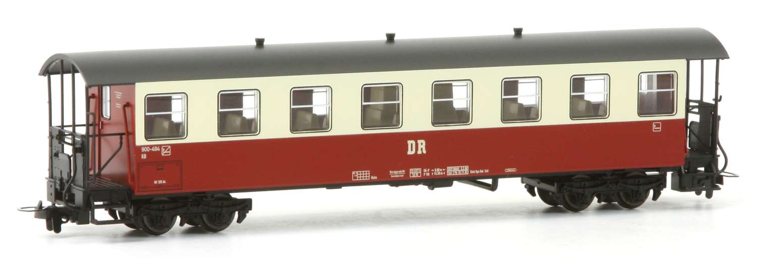 Tillig 13981 - 2er Set Personenwagen KB4ip, DR, Ep.IV