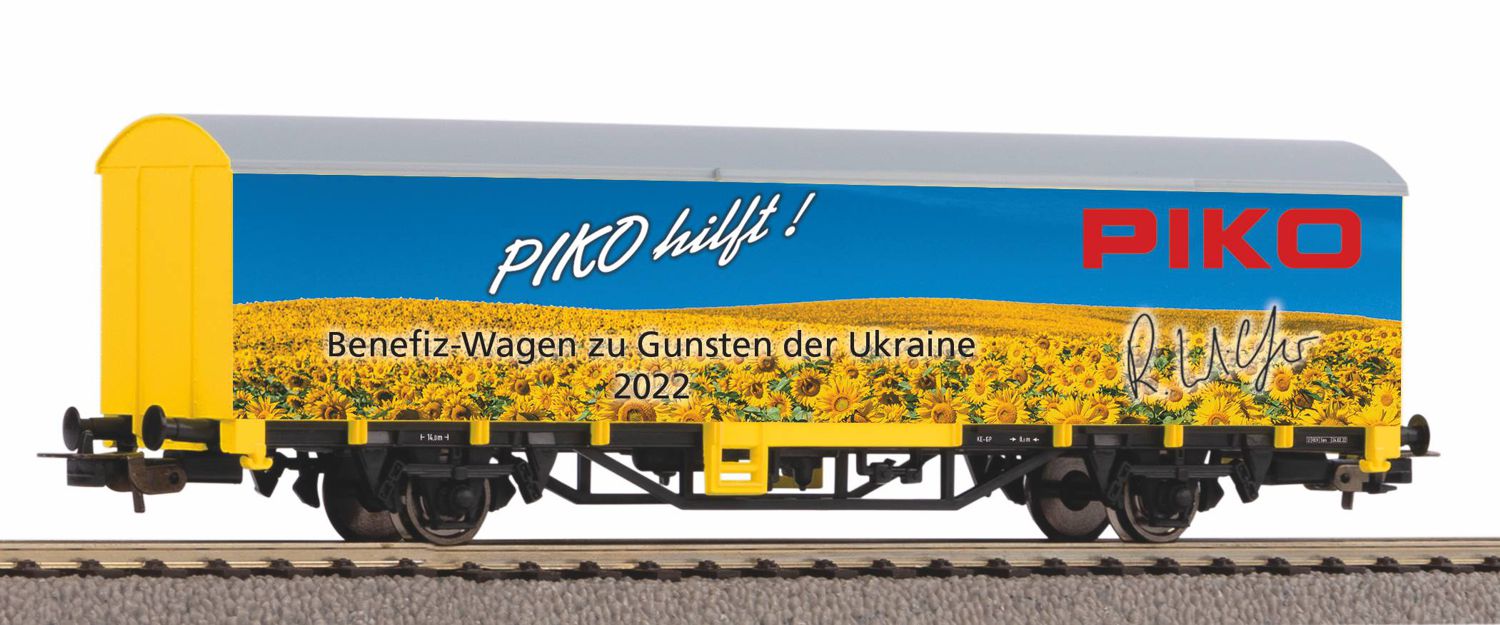 Piko 72227 - Benefizwagen 'Ukraine', DBAG, Ep.VI