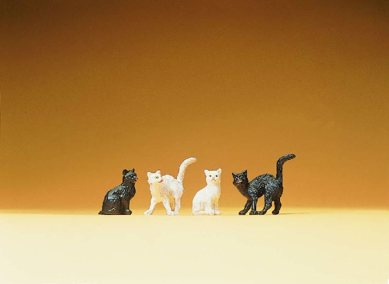 Preiser 47063 - 4 Katzen Preiser 47063 - 4 Katzen