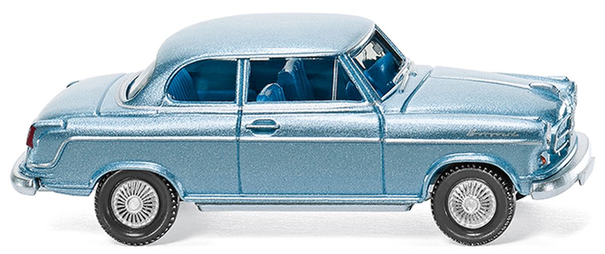Wiking 082303 - Borgward Isabella Limousine - eisblau metallic