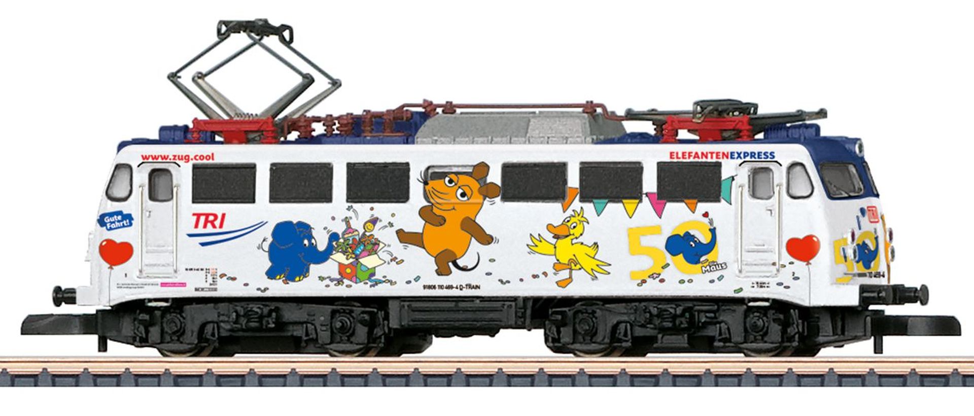 Märklin 88417 - E-Lok 110 469-4 Elefantenexpress, TRI, Ep.VI