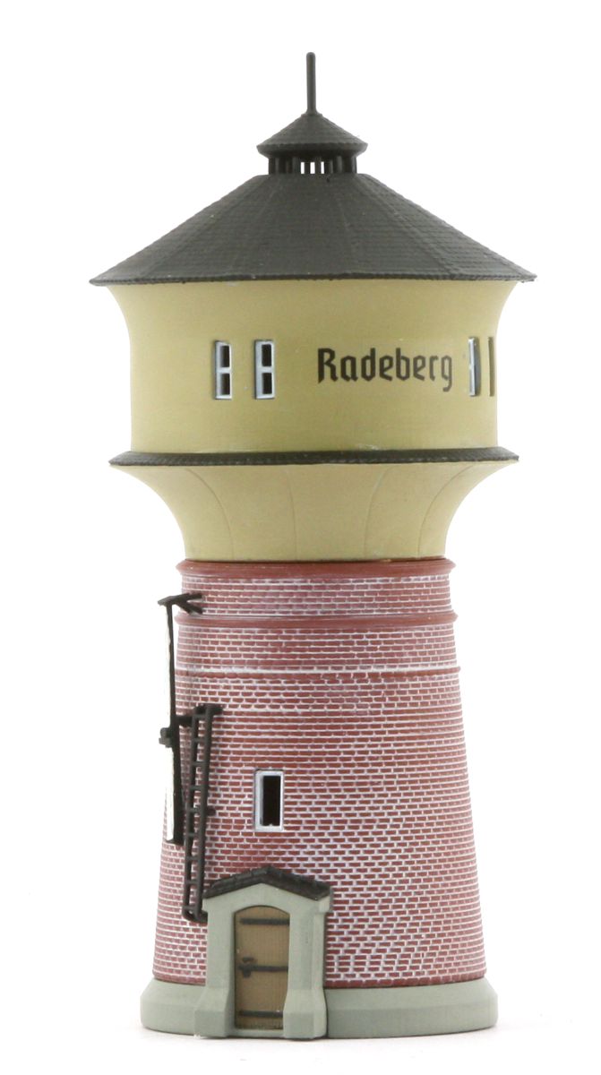 Radestra 314521 - Wasserturm 'Radeberg', Höhe 125 mm, coloriertes Fertigmodell