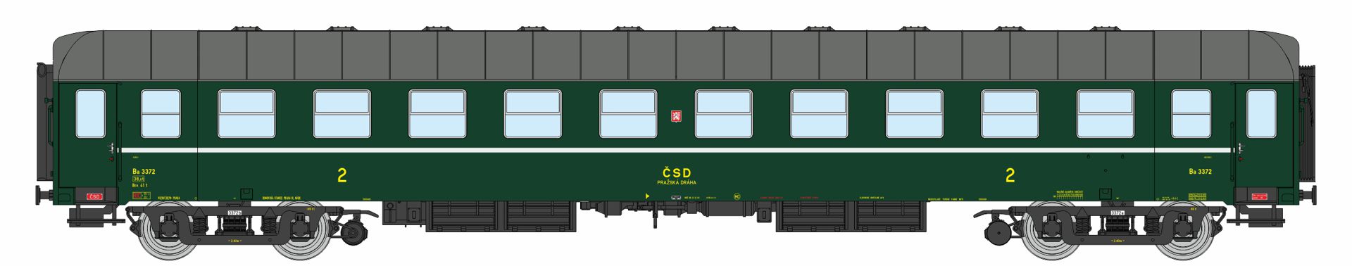 igra 97110048 - Personenwagen Ba Praha, CSD, Ep.III