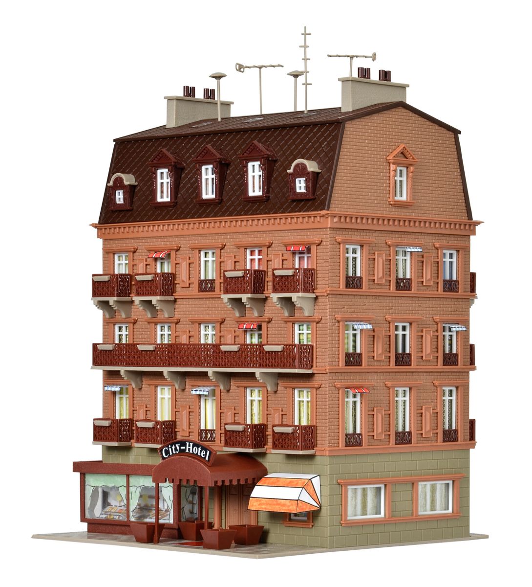 Vollmer 43782 - City-Hotel, mit Beleuchtung