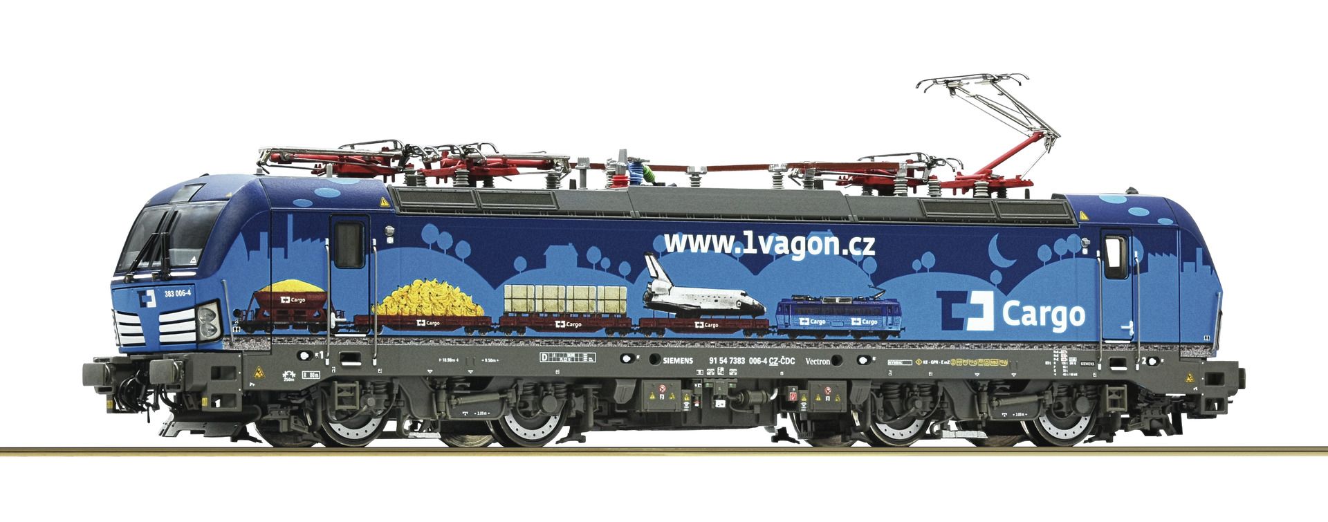 Roco 7510041 - E-Lok 383 006-4, CD-Cargo, Ep.VI, DC-Sound