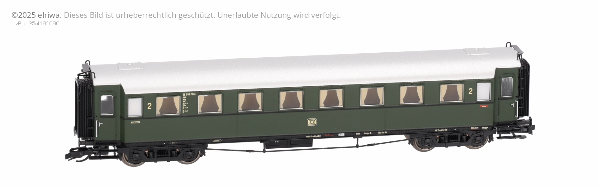 Saxonia 120187 - 2er Set Personenwagen C4üSa07, DB, Ep.III, mit Innenbeleuchtung Saxonia 120187 - 2er Set Personenwagen C4üSa07, DB, Ep.III, mit Innenbeleuchtung