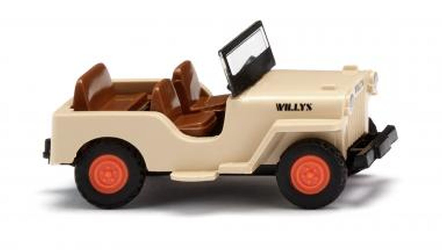 Wiking 001001 - Willys Jeep CJ-3A - elfenbeinbeige