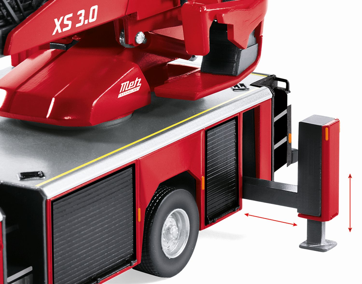 Wiking 043103 - Feuerwehr - Rosenbauer DL L32A-XS 3.0 (MB Atego)