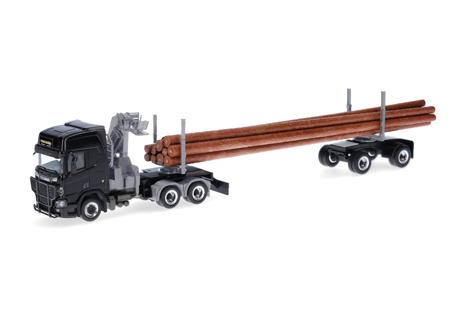 Herpa 319089 - Scania CR 20 HD Holztransporter-SZ "King of Rhön"