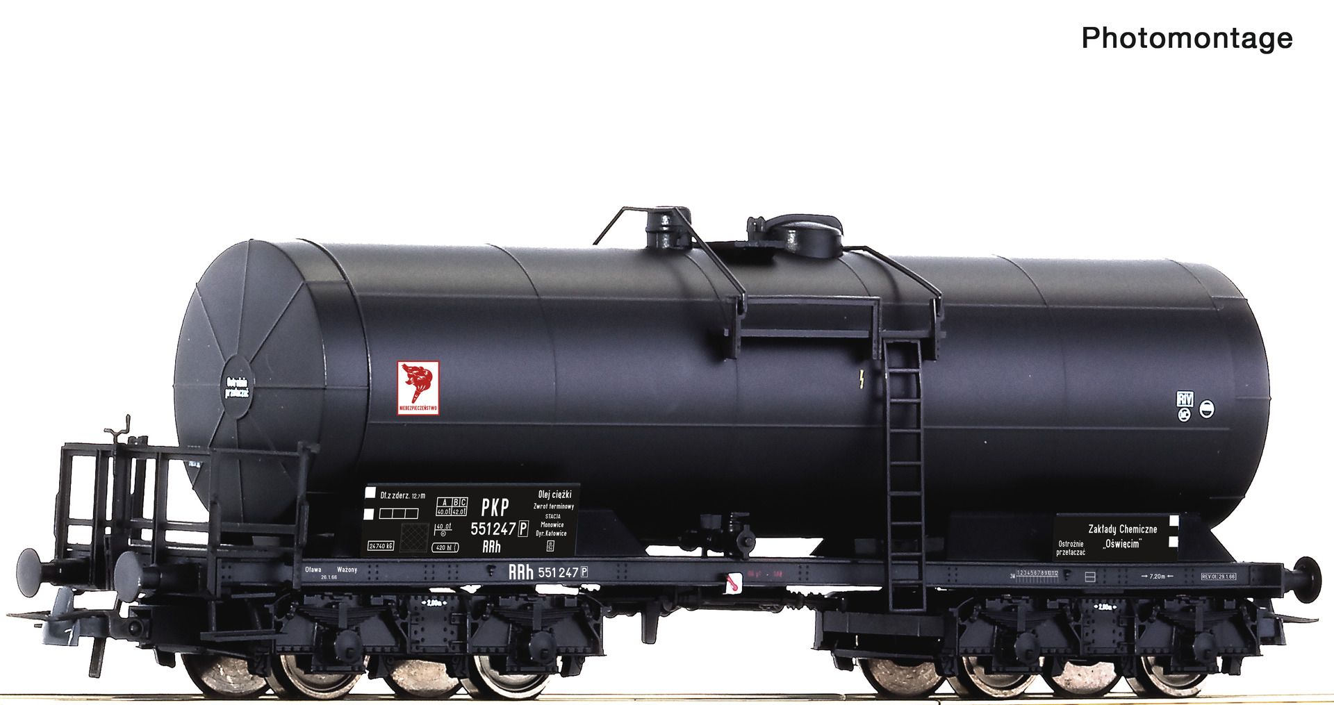 Roco 6600174 - Kesselwagen RRh, PKP, Ep.III