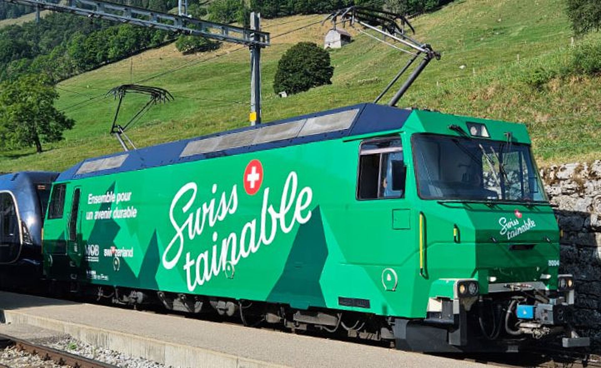 Bemo 1259344 - E-Lok Ge 4/4 8004 "Swisstainable", MOB, Ep.V