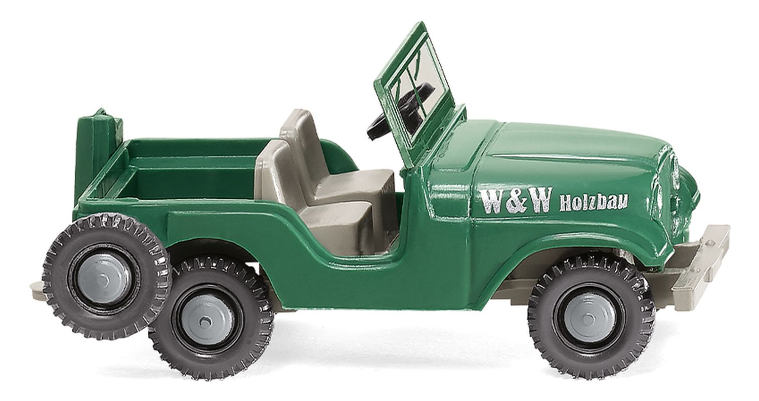 Wiking 001103 - Jeep 'W & W Holzbau'