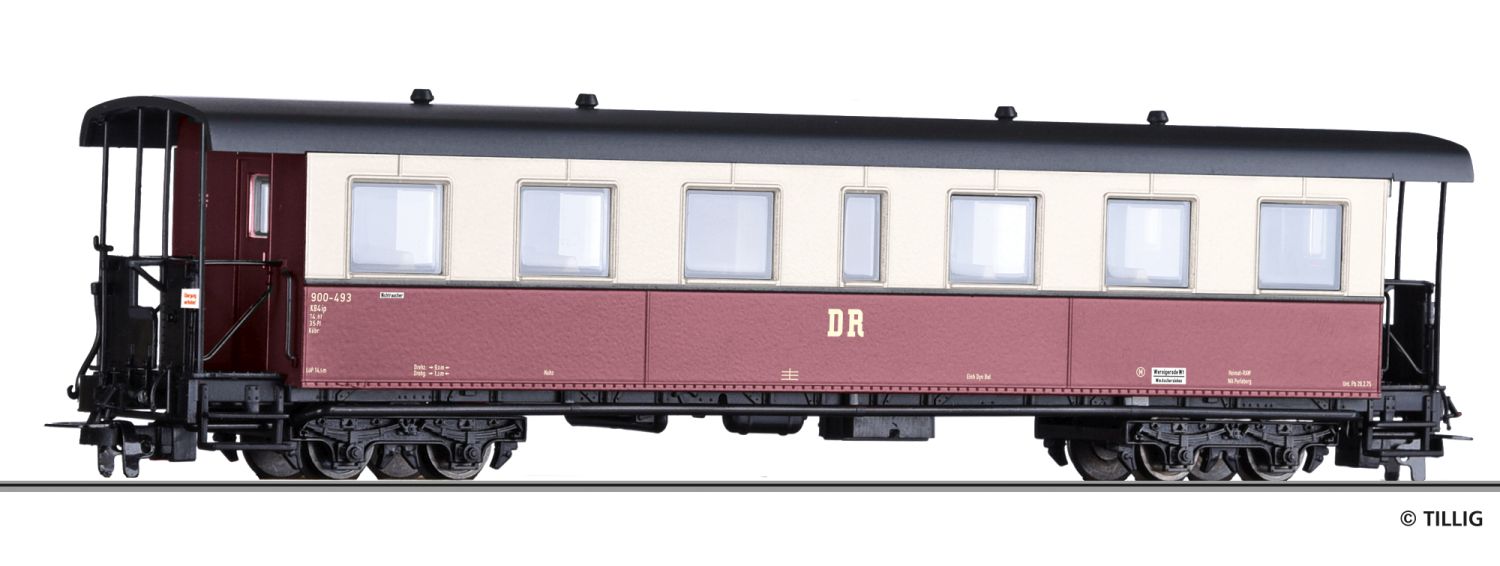 Tillig 13920 - Personenwagen KB4ip, DR, Ep.IV