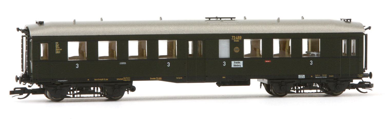 Saxonia 120003 - Personenwagen Bauart 'Altenberg', 3. Klasse, DRG, Ep.II, 2. BN