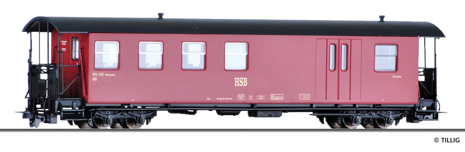 Tillig 13941 - Packwagen KBD, HSB, Ep.V-VI