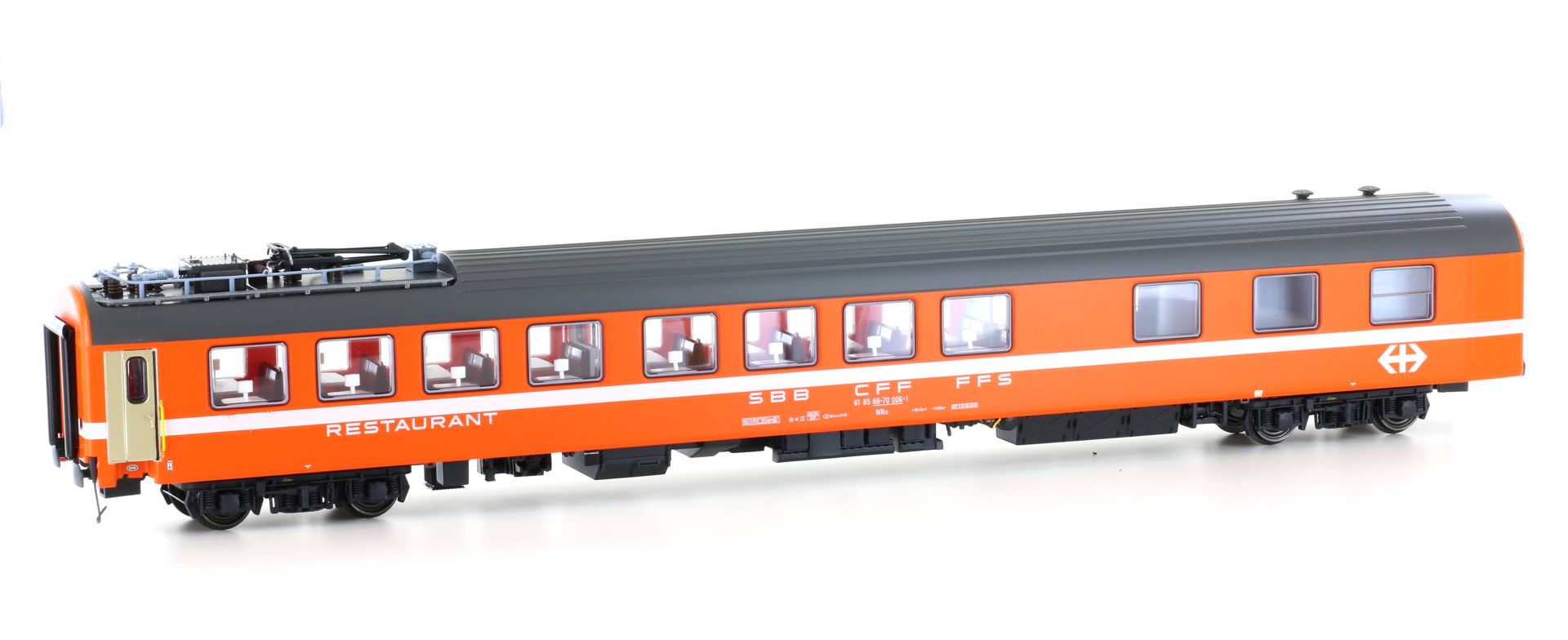 L.S. Models 472006 - Speisewagen UIC-X, orange, SBB, Ep.IV