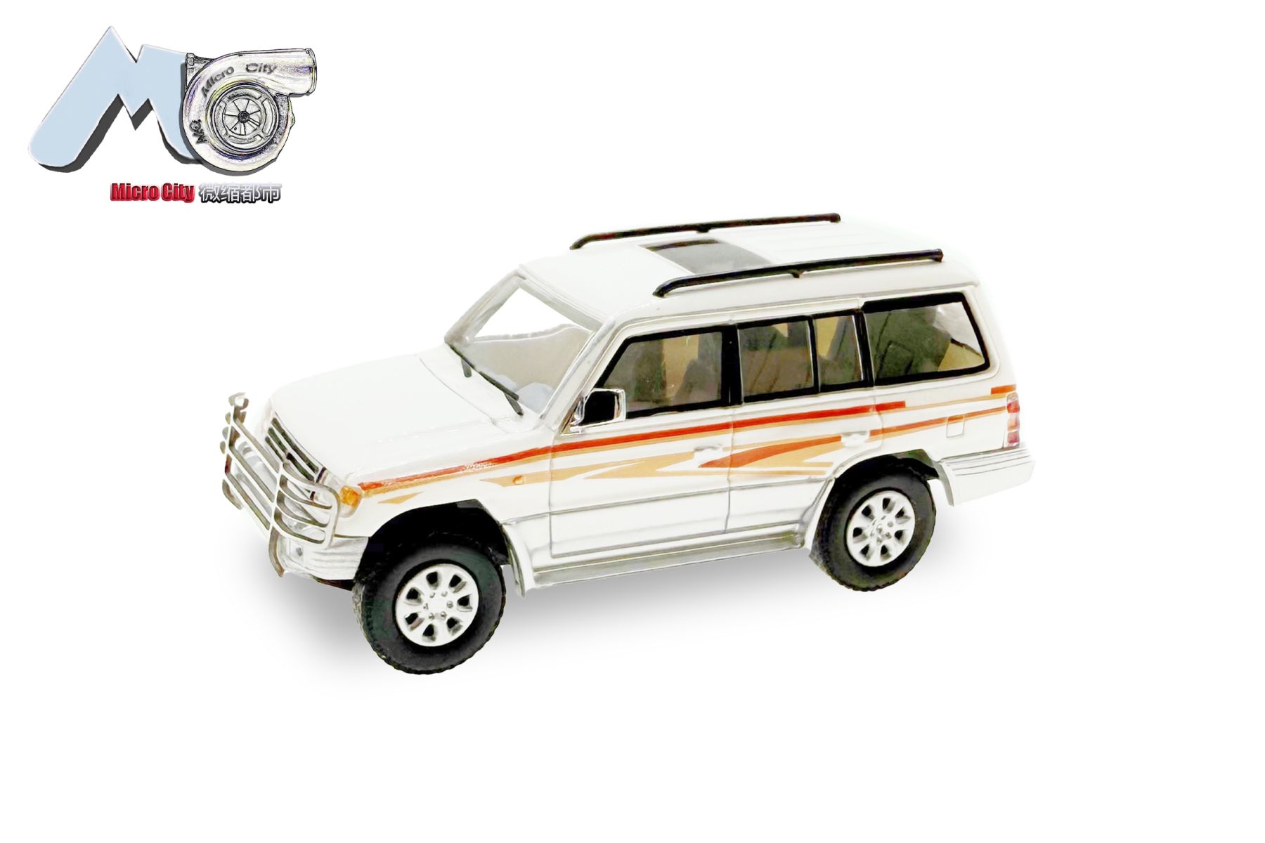Herpa 87MC000043 - MicroCity: Mitsubishi Pajero, weiß