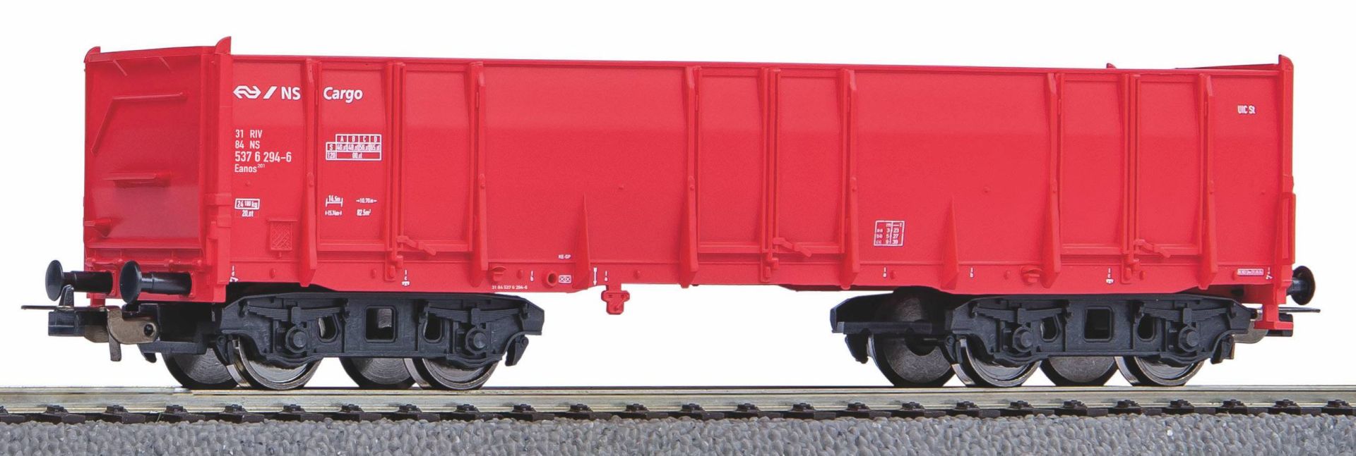 Piko 98553-B4 - Hochbordwagen Eaos, NS-Cargo, Ep.VI, Betriebnummer 4