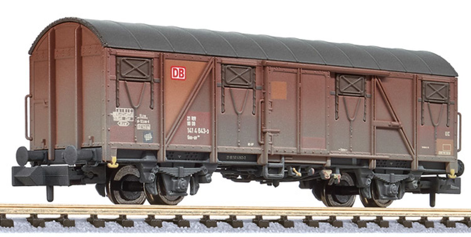 Liliput 265056 - Gedeckter Güterwagen Gos-uv 253, DBAG, Ep.V, gealtert